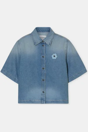 Closed Damen Kurzarmhemd aus Denim