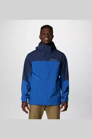 Columbia Wahkeena Falls II 3L wasserdichte Wander-Shell für Männer - Mountain Blue Blau Größe S