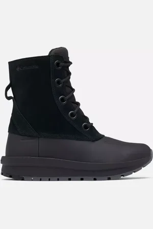 Columbia Moritza Shield II Omni-Heat wasserdichte Schneestiefel für Frauen - Schwarz Graphite Größe 41 EU