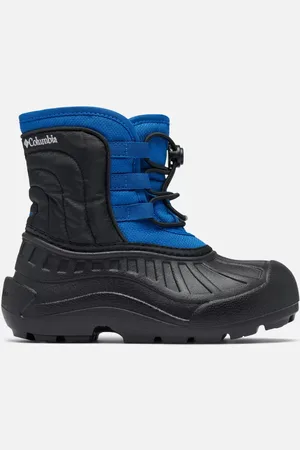 Columbia Powderbug Snowlite Lace Schneestiefel für Jugendliche - Mountain Blue Schwarz Größe 32 EU