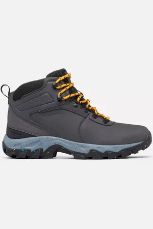 Columbia Newton Ridge Wasserdichte Omni-Heat II Winter Wanderstiefel für Männer - Grau Raw Honey Größe 44 EU