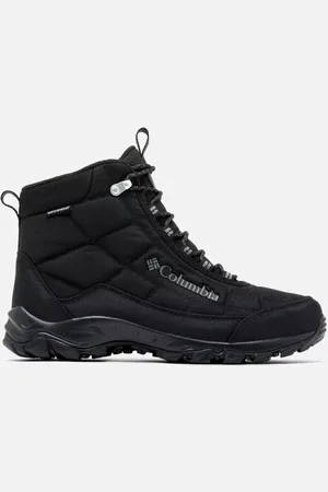 Columbia Firecamp II wasserdichte Winterstiefel für Männer - Schwarz Grau Größe 43 EU