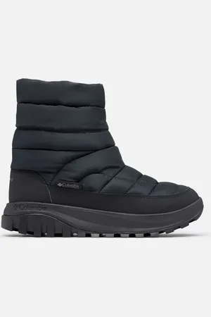 Columbia Snowtrot wasserdichte Schneestiefel für Frauen - Schwarz Titanium II Größe 41 EU