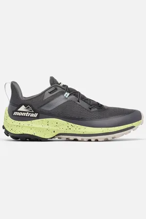 Columbia Montrail Trinity AG II Trail Running Schuhe für Männer - Grau Grün Größe 43 EU