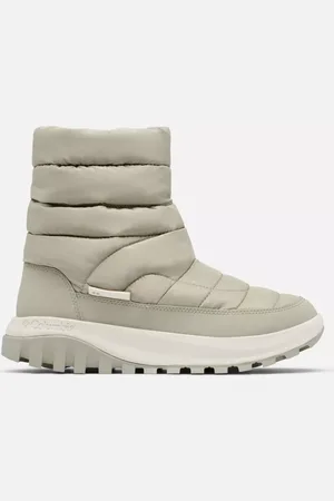 Columbia Snowtrot wasserdichte Schneestiefel für Frauen - Grün Dark Stone Größe 41 EU