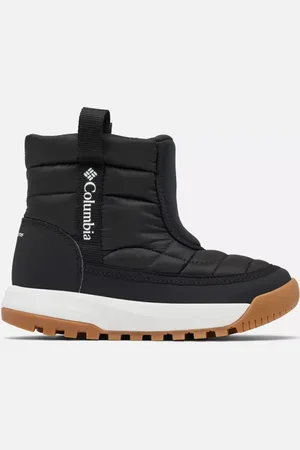 Columbia Snowtrot Winterstiefel für Jugendliche - Schwarz Sea Salt Größe 32 EU