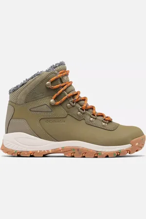 Columbia Newton Ridge III Omni-Heat wasserdichte Winter-Wanderstiefel für Frauen - Stone Green Canyon Sun Größe 37.5 EU
