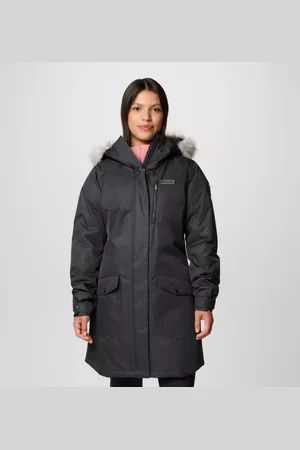 Columbia Suttle Mountain langer synthetischer Daunen-Parka für Frauen - Größe L