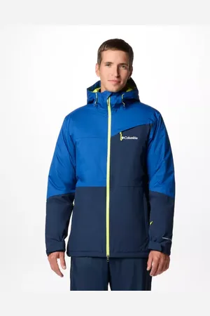Columbia Iceberg Point II wasserdichte Skijacke für Männer - Blau Mountain Blue Größe XL