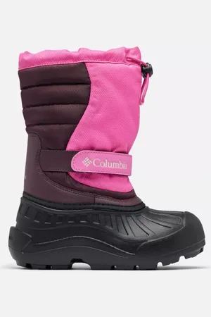 Columbia Powderbug Snowlite Schneestiefel für Jugendliche - Rosa Moonvista Größe 32 EU