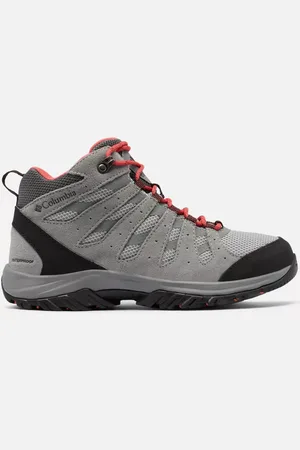 Columbia Redmond III Mid Waterproof Walking Stiefel für Frauen - Steam Rot Größe 41 EU