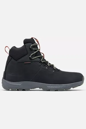 Columbia Landroamer Explorer wasserdichte Nubuck-Stiefel für Männer - Schwarz Canyon Sun Größe 40 EU