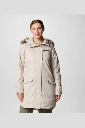 Columbia Suttle Mountain langer synthetischer Daunen-Parka für Frauen - Größe L