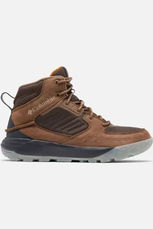 Columbia Portlander Mid Omni-Heat wasserdichte Schuhe für Männer - Bark Desert Sun Größe 43 EU