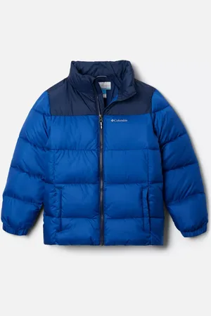 Columbia Puffect II Puffer Jacke für Jugendliche - Mountain Blue Blau Größe M (10-12 jahre)
