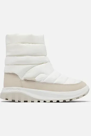 Columbia Snowtrot wasserdichte Schneestiefel für Frauen - Sea Salt Fig Größe 41 EU