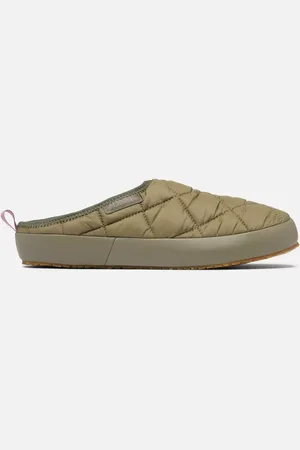 Columbia Omni-Heat Lazy Bend Camper Slipper für Frauen - Stone Green Fig Größe 41 EU