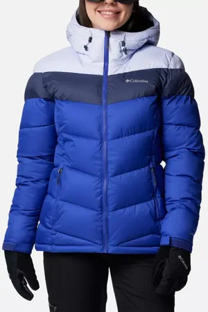 Columbia Abbott Peak Isolierte Skijacke für Frauen - Blau Snowdrift Nocturnal Größe XL