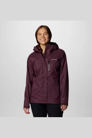 Columbia Pouring Adventure III wasserdichte Wanderjacke für Frauen - Größe L