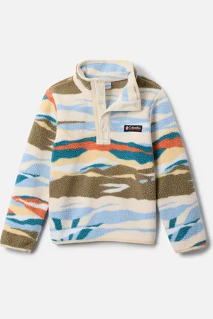 Columbia Helvetia II Sherpa Half Snap Fleece mit Print für Jugendliche - Größe L (14-16 jahre)