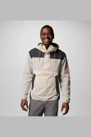 Columbia Challenger Windbreaker Anorak für Männer - Dark Stone Shark Größe XL