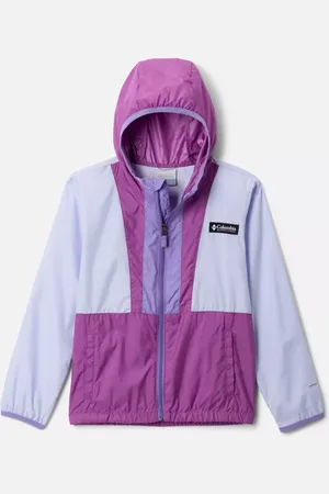 Columbia Back Bowl II Windbreaker mit Kapuze für Jugendliche - Snowdrift Razzle Lila Größe XL (18 jahre)
