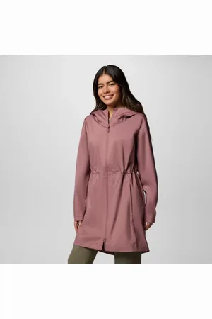 Columbia Weekend Adventure II lange wasserdichte Jacke für Frauen - Größe S