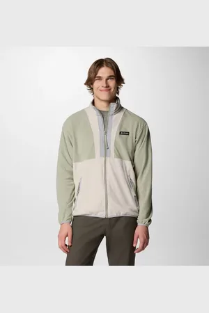 Columbia Backbowl II leichte Fleecejacke für Männer - Safari Dark Stone Größe XL