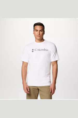 Columbia CSC Basic Logo T-Shirt für Herren - Weiß CSC Retro Größe S