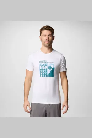 Columbia Sun Trek technisches T-Shirt für Männer - Weiß Explore Outdoors Größe XXL