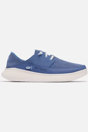 Columbia Boatside Relaxed PFG Schuhe für Männer - Blau Weiß Cap Größe 43 EU