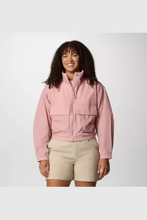 Columbia Paracutie gecroppter Cargo-Windbreaker für Frauen - Größe L
