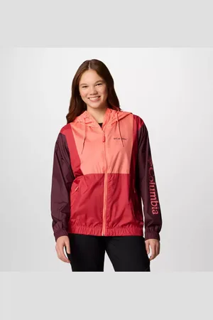 Columbia Lily Basin II Windbreaker mit Kapuze für Frauen - Alpenglow Moonvista DaRotevil Größe M