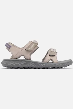 Columbia Konos Hiker 2-Strap Wandersandale für Frauen - Soft Taupe Granite Purple Größe 41 EU