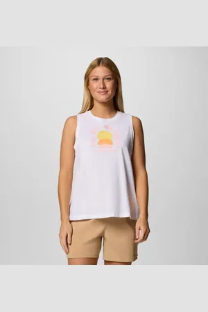 Columbia Ruby Springs Tank-Top mit Grafik für Frauen - Weiß No Limits Größe XS
