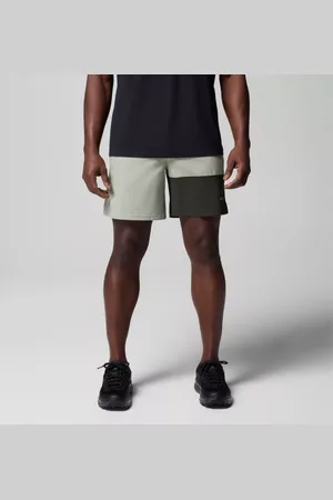 Columbia Hike Colour Block Wander-Shorts für Männer - Safari Greenscape Größe XL