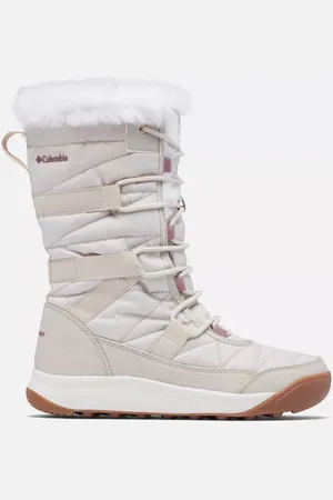 Columbia Minx IV wasserdichte hohe Schneestiefel für Frauen - Dark Stone Fig Größe 38 EU