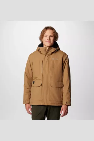 Columbia Landroamer wasserdichte Jacke mit Kapuze und Sherpa-Futter für Männer - Größe S