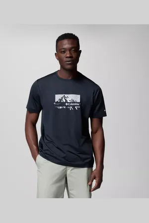 Columbia Ice Lake II Technical T-Shirt für Männer - Schwarz Peak Direction Größe M