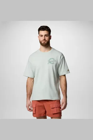 Columbia Wallowa Graphic T-Shirt für Unisex - Grün Seashells Größe XXL