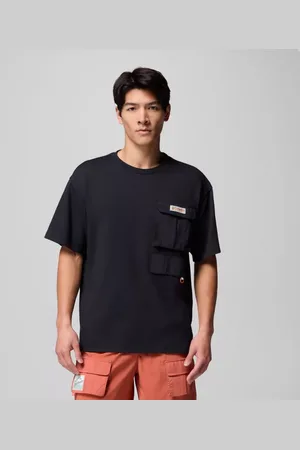 Columbia Cove Beach T-Shirt mit Tasche für Unisex - Größe XS