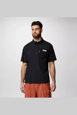 Columbia Cove Beach Kurzarm-Hemd aus Gewebe für Unisex - Größe XXL