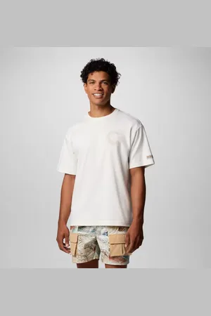 Columbia Wallowa Graphic T-Shirt für Unisex - Sea Salt Seashells Größe M