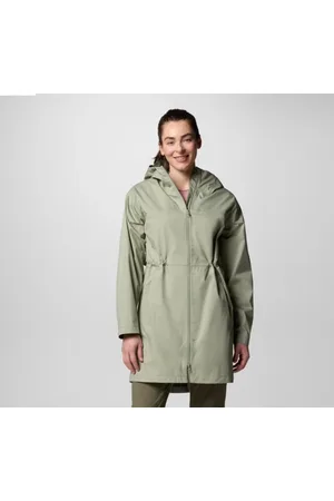 Columbia Weekend Adventure II lange wasserdichte Jacke für Frauen - Größe L