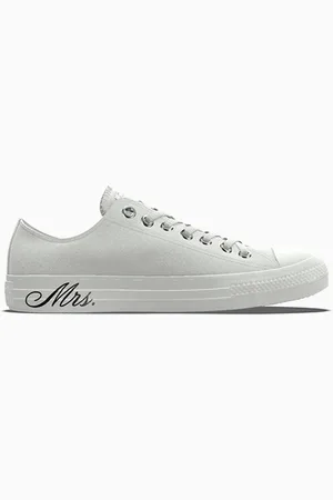 Converse Custom Chuck Taylor All Star Premium Wedding By You White