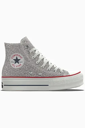 Converse Custom Chuck Taylor All Star Lift Platform Glitter By You