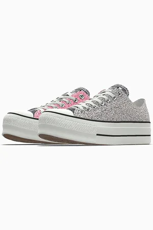 Converse Custom Chuck Taylor All Star Lift Platform Glitter By You