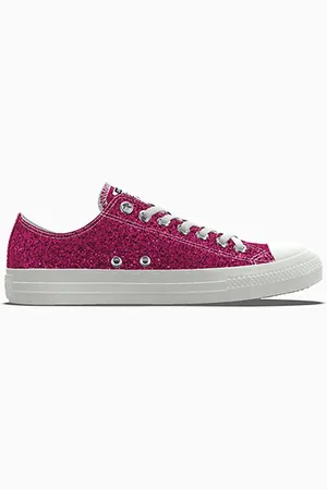 Converse Custom Chuck Taylor All Star Glitter By You Pink