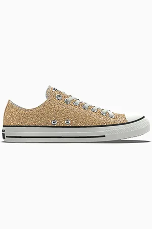 Converse Custom Chuck Taylor All Star Glitter By You Brown
