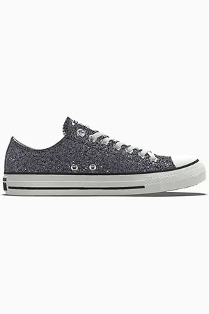 Converse Custom Chuck Taylor All Star Glitter By You Silver